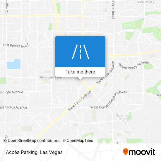 Accès Parking map
