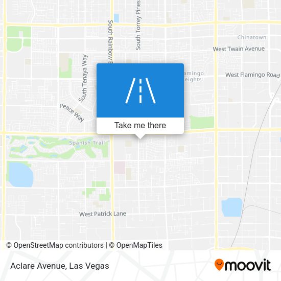 Aclare Avenue map