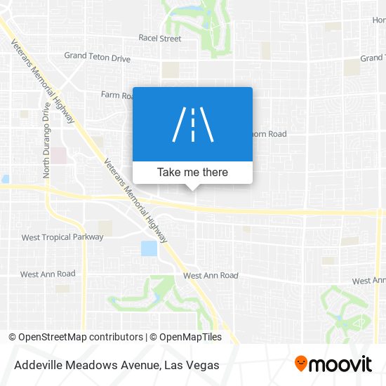 Addeville Meadows Avenue map