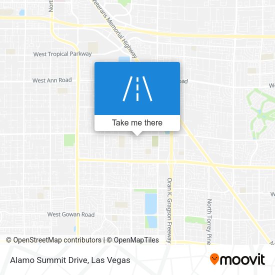 Alamo Summit Drive map