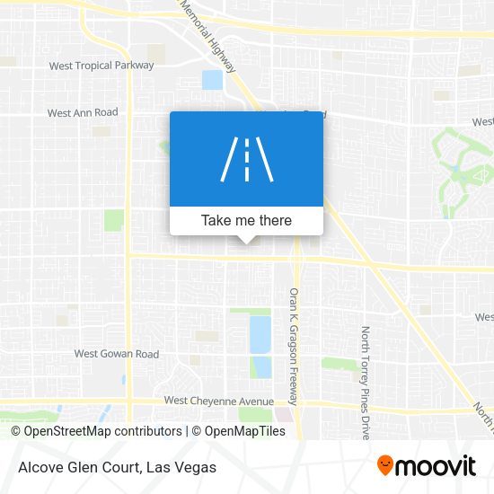 Alcove Glen Court map