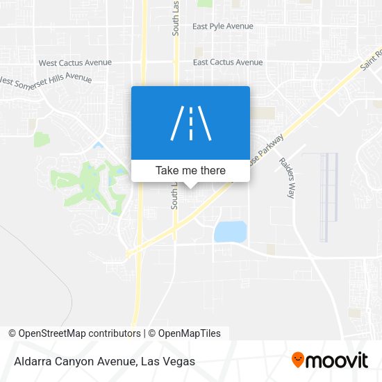 Mapa de Aldarra Canyon Avenue