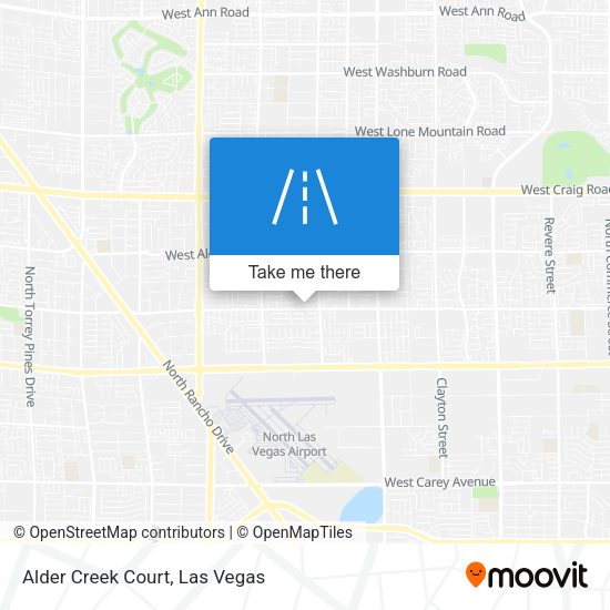 Alder Creek Court map