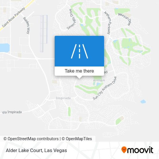 Alder Lake Court map