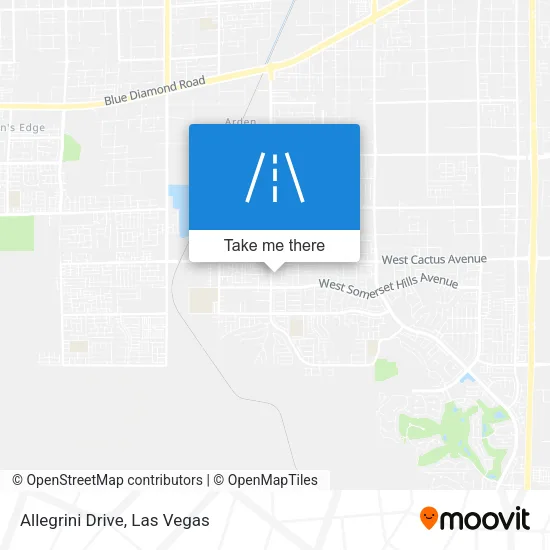 Allegrini Drive map