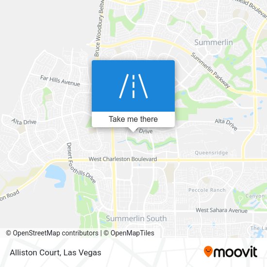 Mapa de Alliston Court