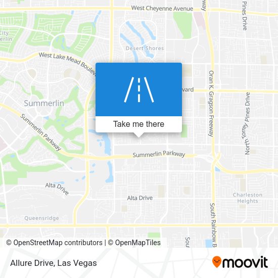 Mapa de Allure Drive