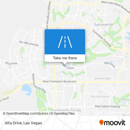 Alta Drive map