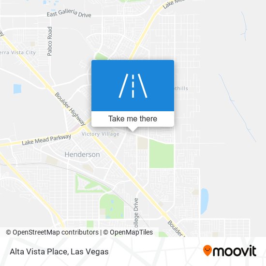 Alta Vista Place map