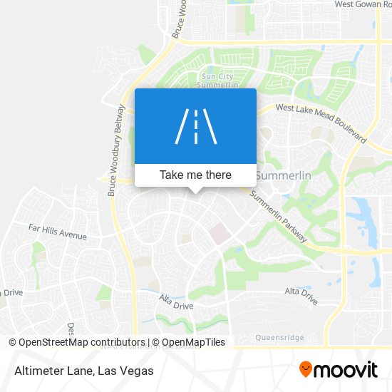 Altimeter Lane map