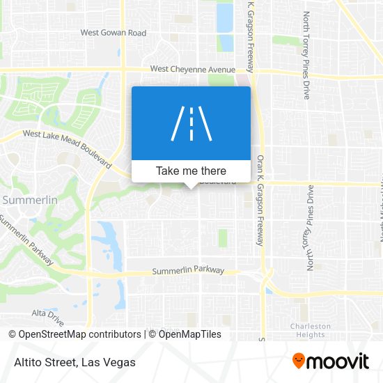 Mapa de Altito Street