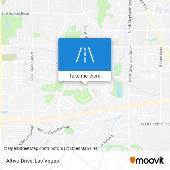 Altivo Drive map