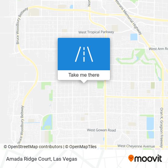 Amada Ridge Court map