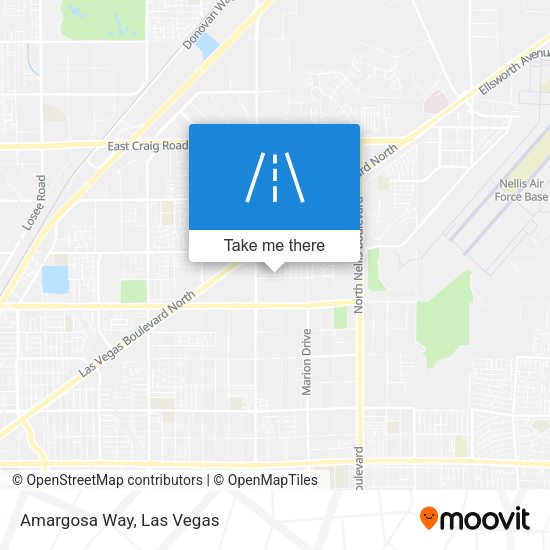 Amargosa Way map