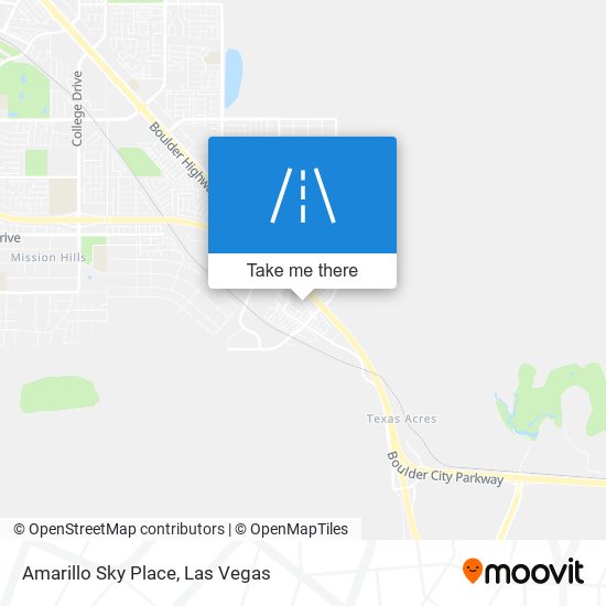 Amarillo Sky Place map