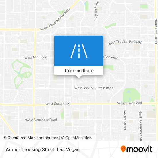 Mapa de Amber Crossing Street