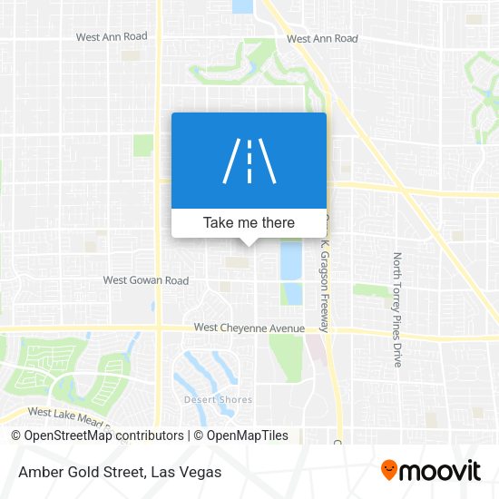 Amber Gold Street map