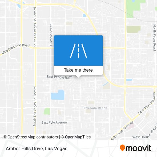 Amber Hills Drive map