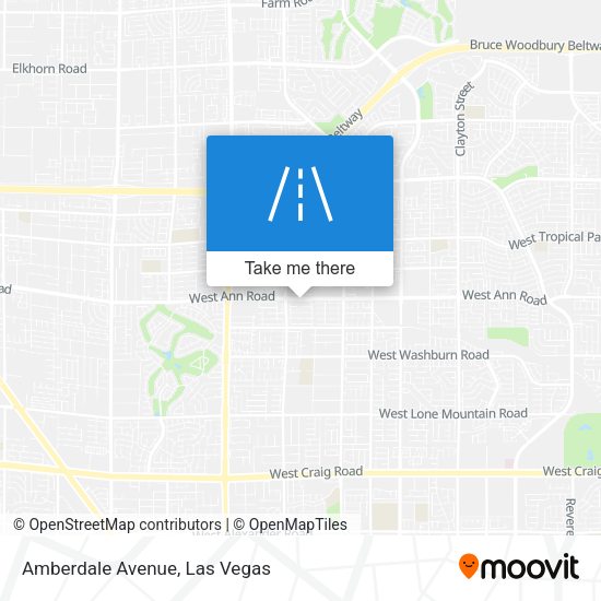 Mapa de Amberdale Avenue