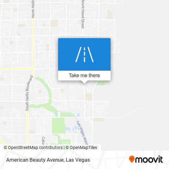 American Beauty Avenue map