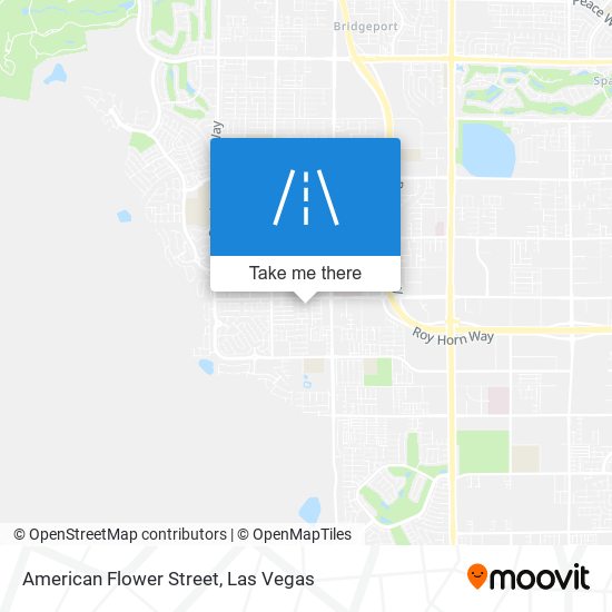 American Flower Street map