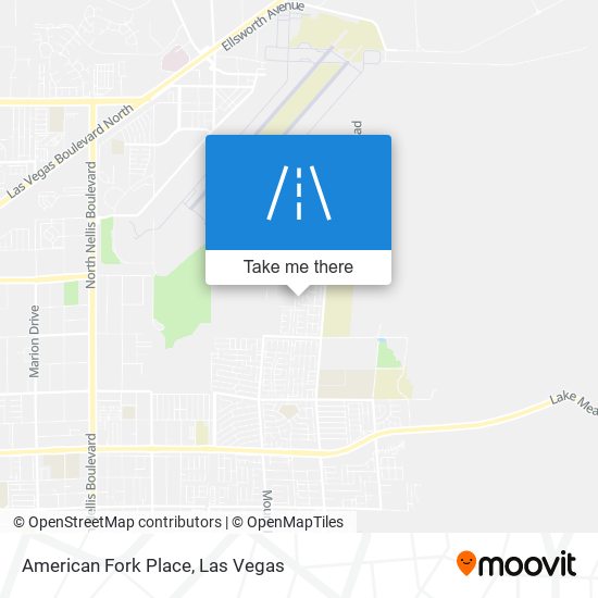 American Fork Place map