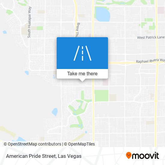American Pride Street map