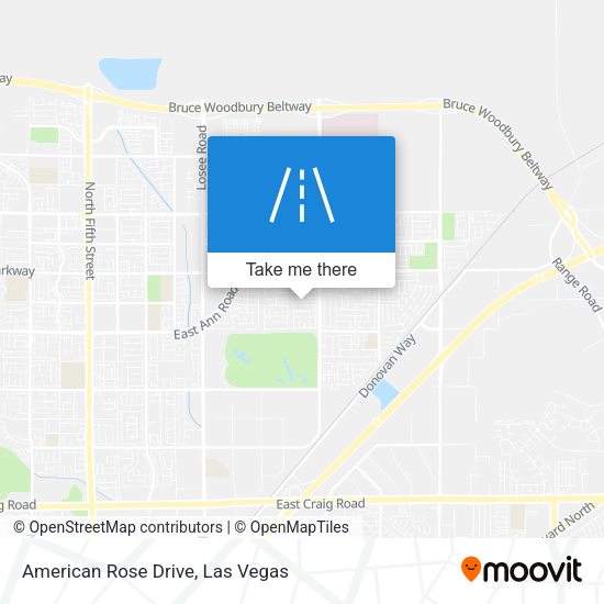 Mapa de American Rose Drive