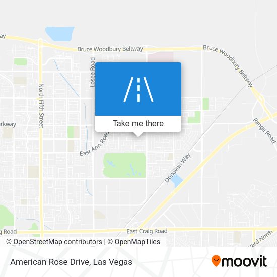 American Rose Drive map