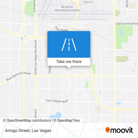 Amigo Street map