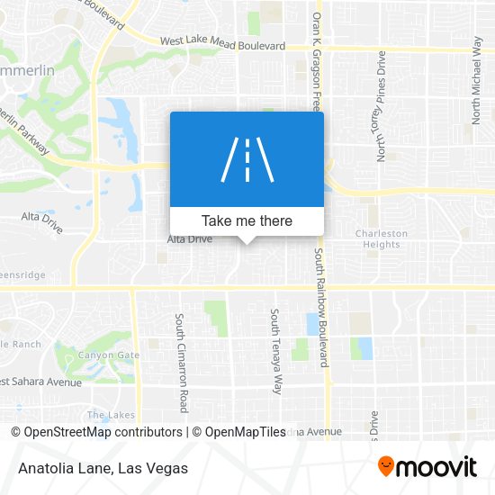 Mapa de Anatolia Lane