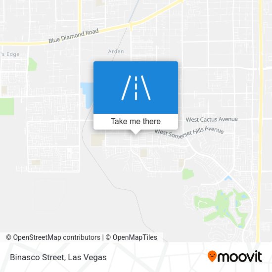 Mapa de Binasco Street