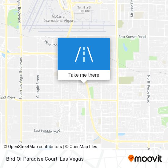 Bird Of Paradise Court map