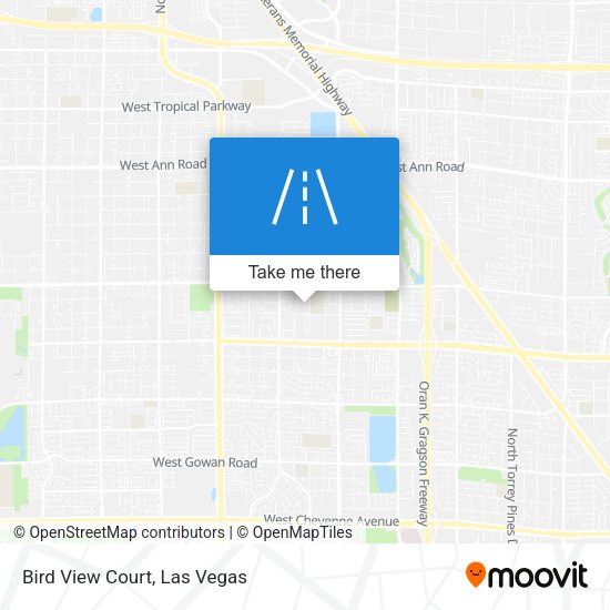 Mapa de Bird View Court