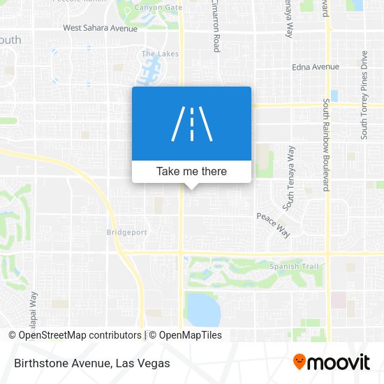 Mapa de Birthstone Avenue