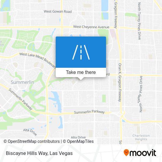 Mapa de Biscayne Hills Way
