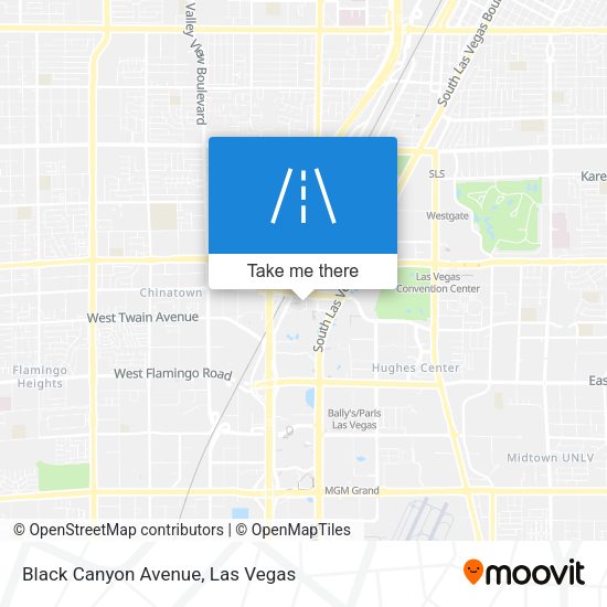 Black Canyon Avenue map