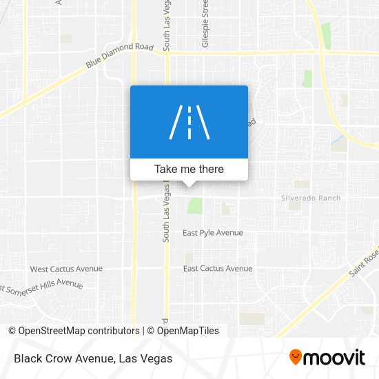 Black Crow Avenue map