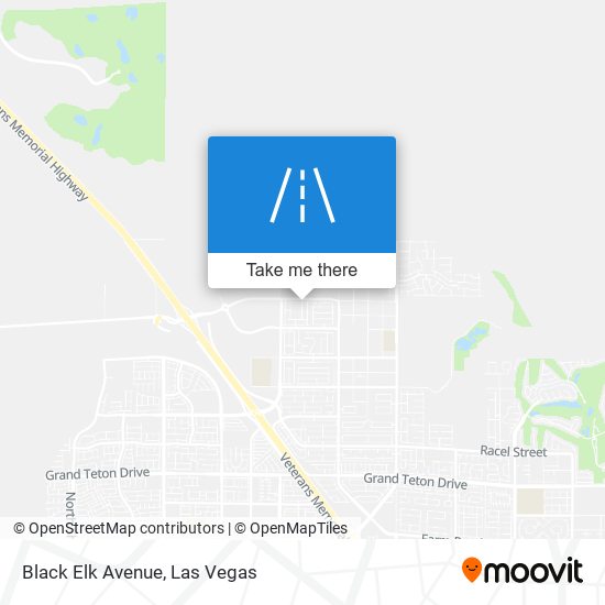 Black Elk Avenue map