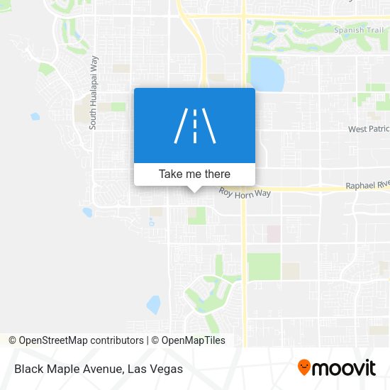 Mapa de Black Maple Avenue
