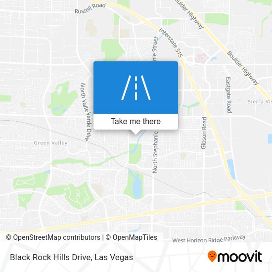 Black Rock Hills Drive map