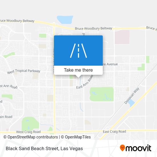 Black Sand Beach Street map