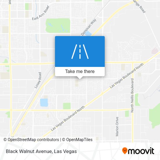 Black Walnut Avenue map