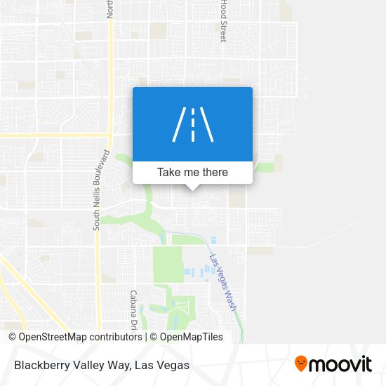Blackberry Valley Way map