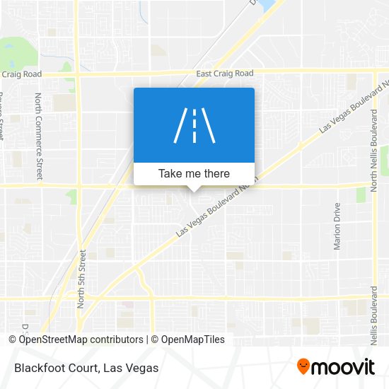 Mapa de Blackfoot Court