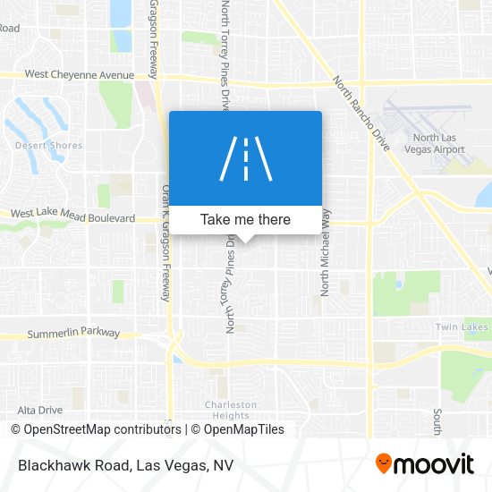 Mapa de Blackhawk Road