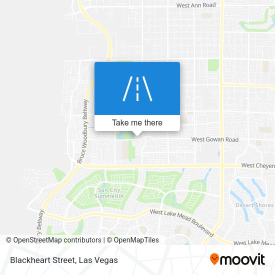 Mapa de Blackheart Street