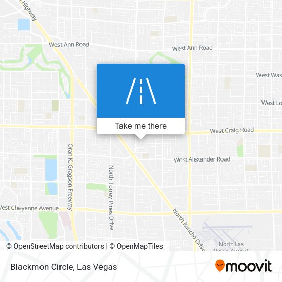 Mapa de Blackmon Circle