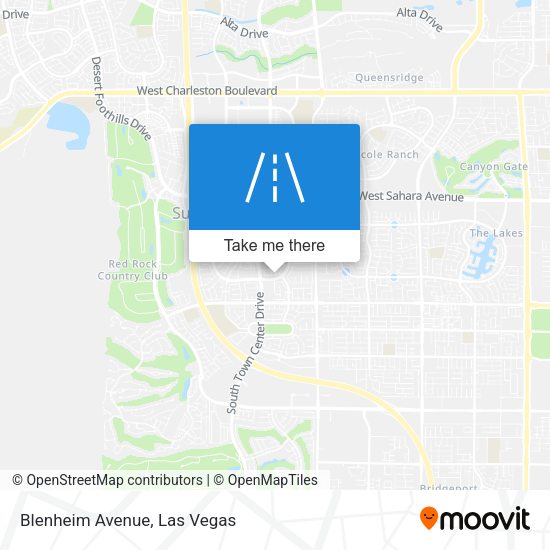 Mapa de Blenheim Avenue