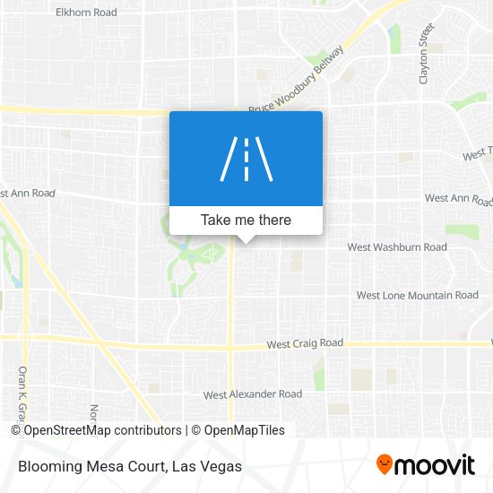Blooming Mesa Court map